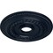 Ekena Millwork Oldham Ceiling Medallion (Fits Canopies up to 8 5/8"), 18"OD x 3 3/8"ID x 7/8"P, Midnight Dream CM18OL1MDF - alternate 3